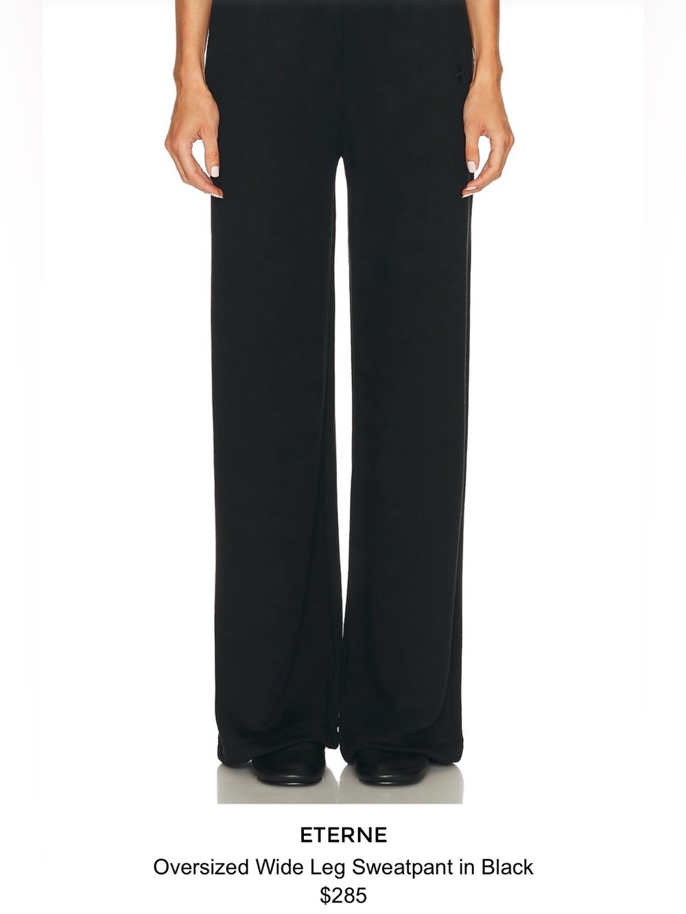 Eterne oversized wide-Leg sweatpants